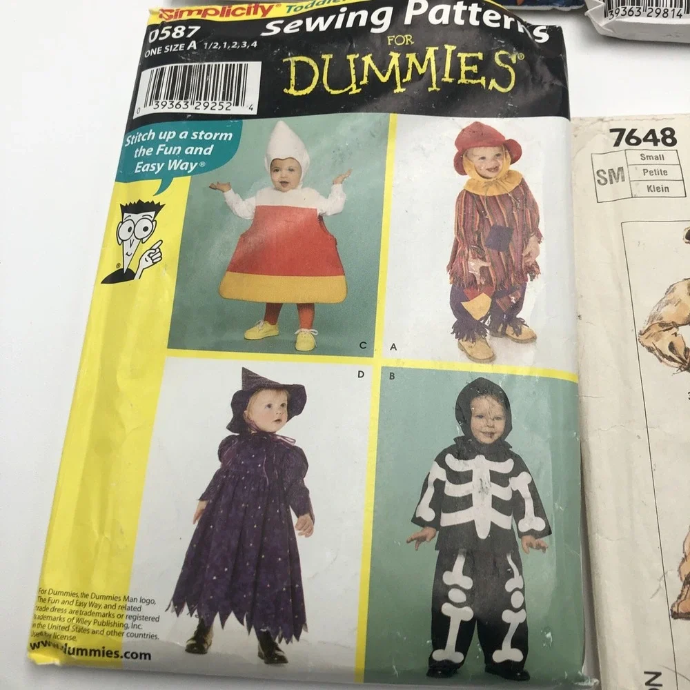 Simplicity Halloween Costume Patterns Princess Wizard Of Oz‎ Ninja Scream Wizard